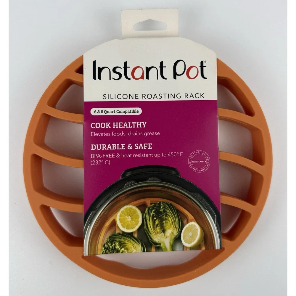 Instant Pot Silicone Steamer Basket Green 6 Qt & 8 Qt BPA Free Pressure Cooker